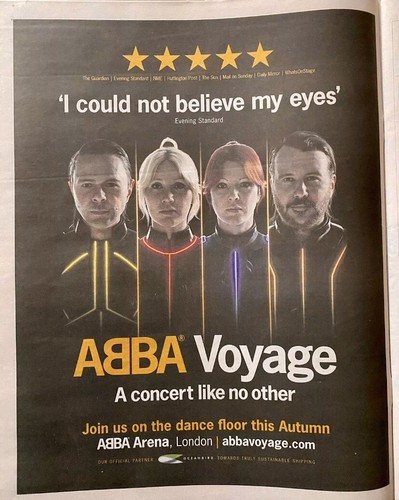 Abba voyage live show latest - voyage,