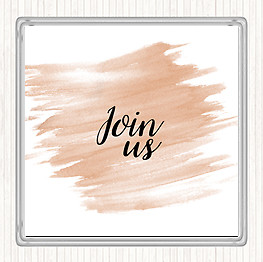 Watercolour join quote - join,