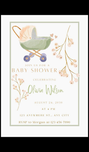 Customisable baby shower - baby,