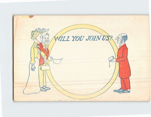 Postcard will you join - you,