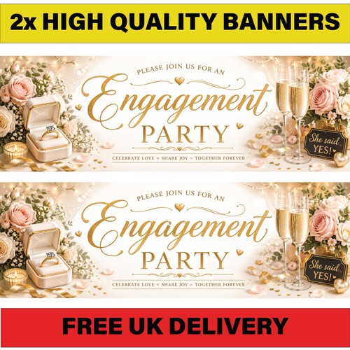 Engagement banners please - engagement, "please