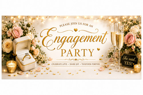 Engagement banners please - engagement, "please