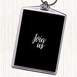 Black white join quote - quote, bag